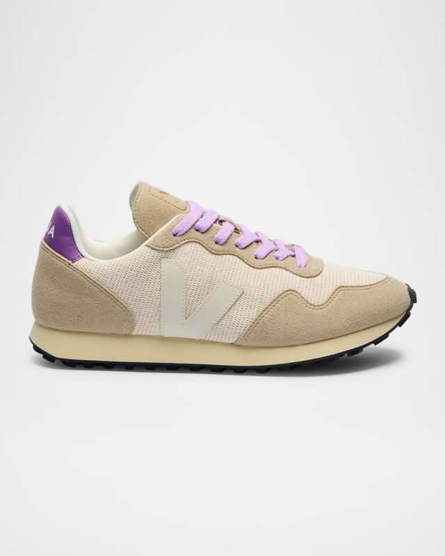 SDU Colorblock Jute Raffia Runner Sneakers